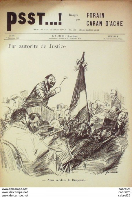PSST 1898 n°46-Caran d'Ache,Forain-L'ARMEE D'AVENIR