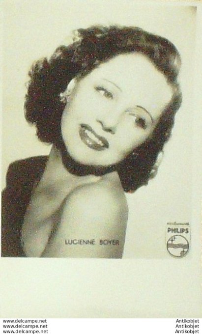 Boyer Lucienne (photo de presse) 1930