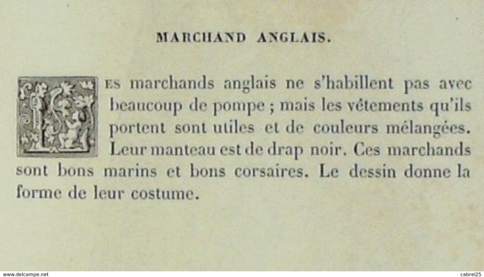 Angleterre Marchand 1859