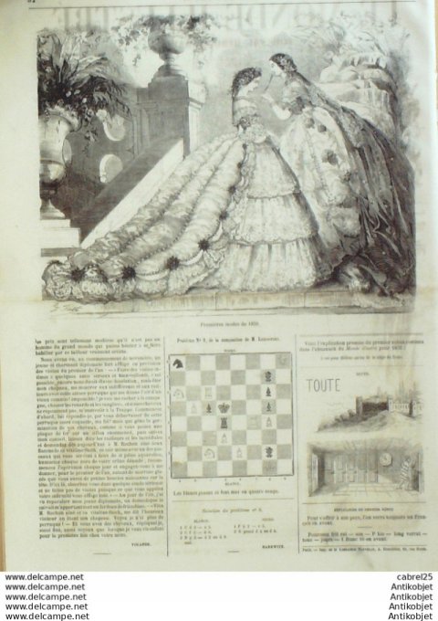 Le Monde illustré 1859 n° 91 Toulon (83) Pie IX moeurs Algériennes danses arabes