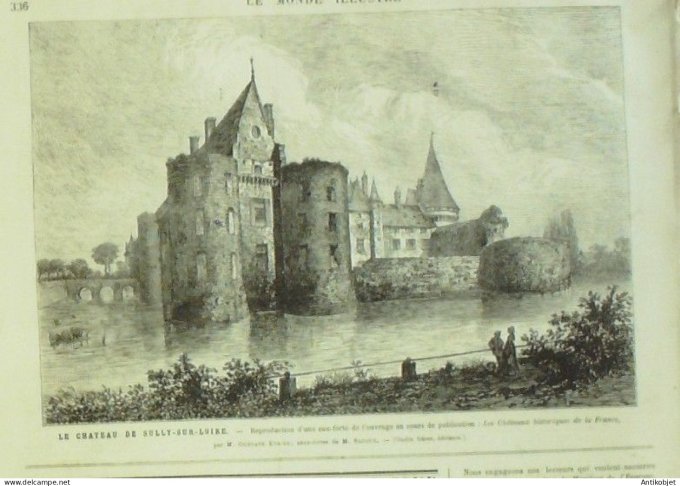 Le Monde illustré 1878 n°1130 Bosnie Ragotica Doboj Bosna Hadji-Loja Sully-sur-Loire (45) Madrid