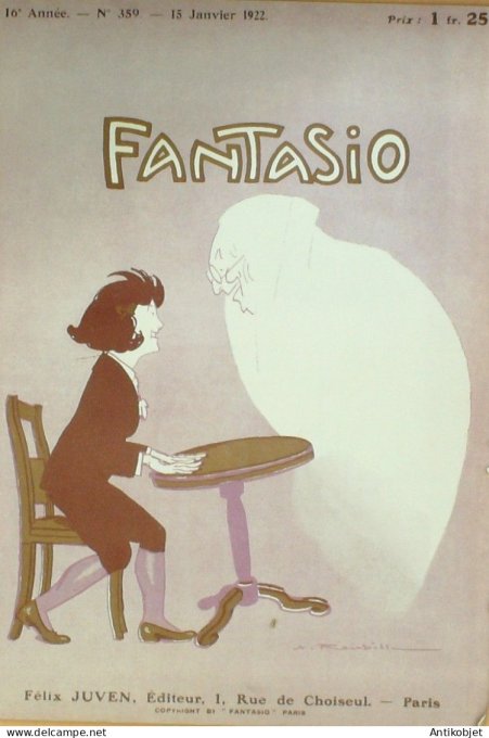 Fantasio 359 1922 Sanchidriam Mirande Vallee Zaliouk Kuhn-Regnier Bloch