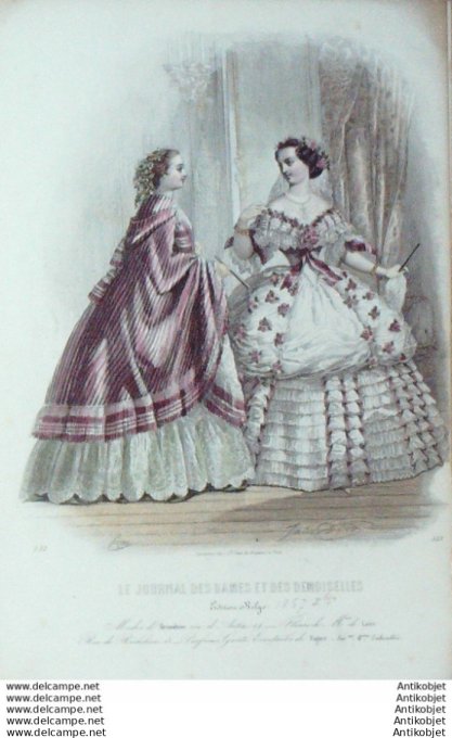 Journal des Dames Demoiselles 1857 # 513 (Maison Alexandrine)