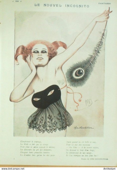Fantasio 359 1922 Sanchidriam Mirande Vallee Zaliouk Kuhn-Regnier Bloch