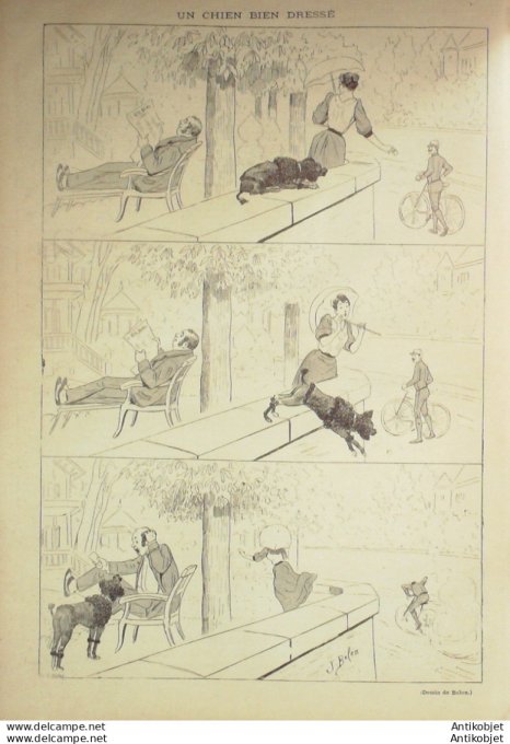 Gil Blas 1892 n°29 GUERIN GINISTY BELON Maurice VAUCAIRE Georges VANOR