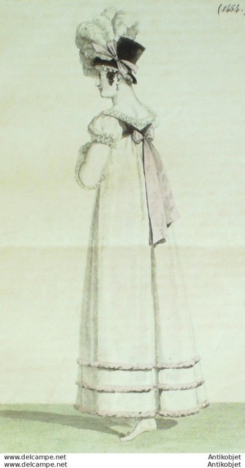 Costume Parisien 1815 # 1454 Robe en Lévantine