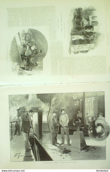 L'illustration 1896 n°2801 Constantinople Arméniens Suède Stockholm L'industrie du verre duc d'Orléa