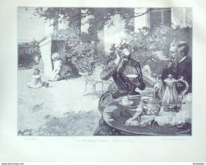 Le Monde illustré 1890 n°1729 Aublet Rixens Regnard Duez Muenier