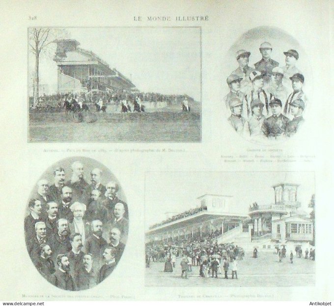 Le Monde illustré 1890 n°1729 Aublet Rixens Regnard Duez Muenier