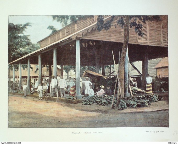 Polynésie PAPEETE Marché