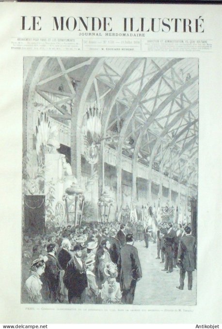 Le Monde illustré 1890 n°1738 Vénézuela A.Palacio Pologne Cracovie ST-Germain (78)