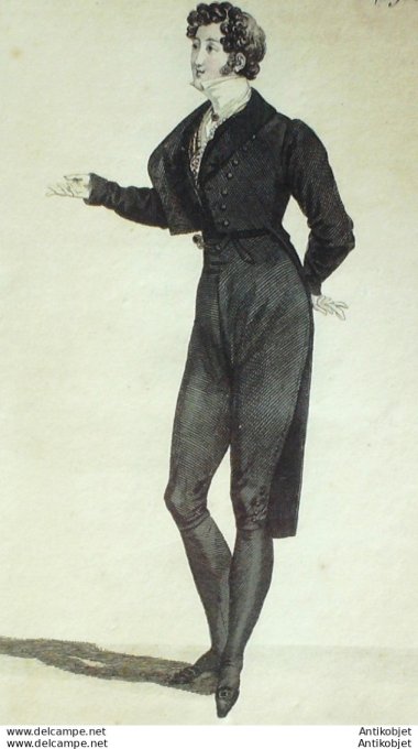 Costume Parisien 1821 # 1953 Habit de drap homme