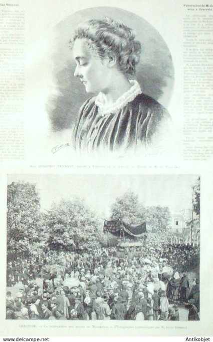 Le Monde illustré 1890 n°1738 Vénézuela A.Palacio Pologne Cracovie ST-Germain (78)