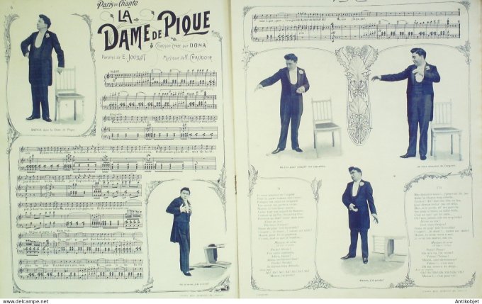 Paris qui chante 1903 n° 18 Dranem Gaudet Dona Ducreux Giralduc Benoist-Mary Launay