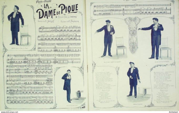 Paris qui chante 1903 #18 Dranem Gaudet Dona Ducreux Giralduc Benoist-Mary Launay