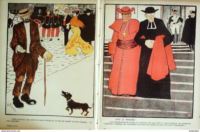 L'Assiette au beurre 1907 # 305 L'affaire Ferrer Ostoya Malato
