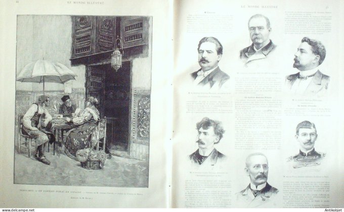 Le Monde illustré 1890 n°1738 Vénézuela A.Palacio Pologne Cracovie ST-Germain (78)