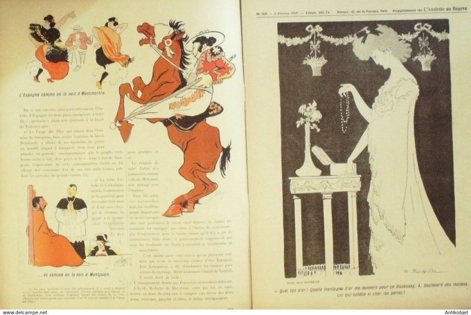 L'Assiette au beurre 1907 # 305 L'affaire Ferrer Ostoya Malato