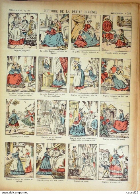 Histoire  de La Petite Eugenie  (Pellerin d'epinal)