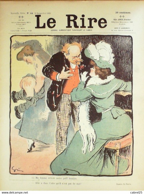 Le Rire 1903 n°44 Grun Avelot Guydo Bac Avelot Florès Delaw