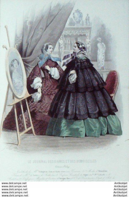 Journal des Dames Demoiselles 1858 # 526 (Maison Lhopiteau)