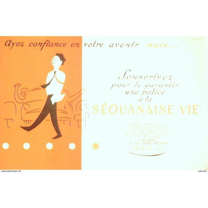 Buvard LA SEQUANAISE Assurance