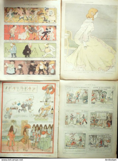 Le Rire 1904 lot 4 revues Gerbault Cardona Roubille Gottlob Bac Carlegle Fau Faivre