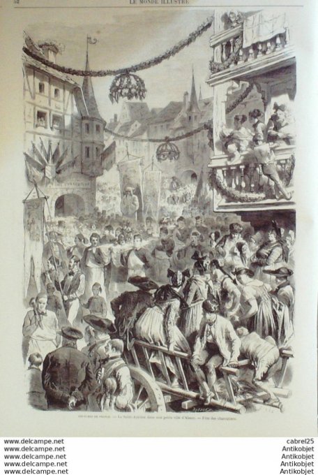 Le Monde illustré 1870 n°667 Indonésie Djakarta Bayaderes De Batavia Roi Tatambo Grèce Ile St Maure 