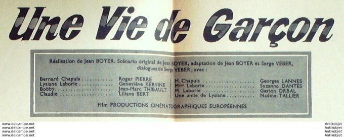 Mon Film 420 54-09- 8 Dernier rendez-vous Alida Valli Jean Pierre Aumont