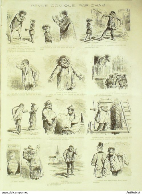 Le Monde illustré 1873 n°855 Espagne Séville Chambéry (73) Nantes (44) Strasbourg (67)