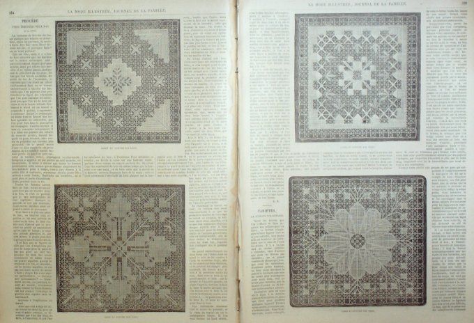 Journal Mode illustrée 1870 # 45 Casaque velours