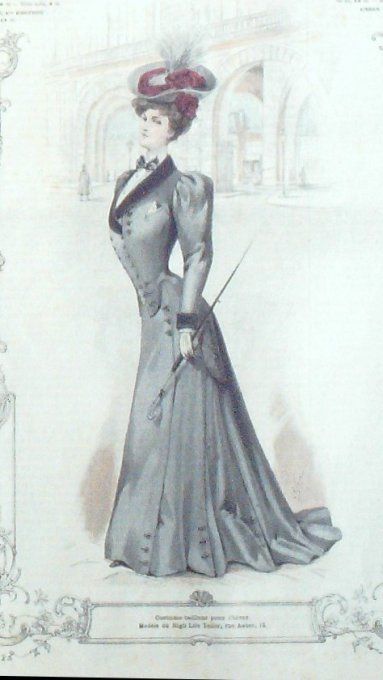 La Mode illustrée journal 1905 n° 45 Costume-Tailleur
