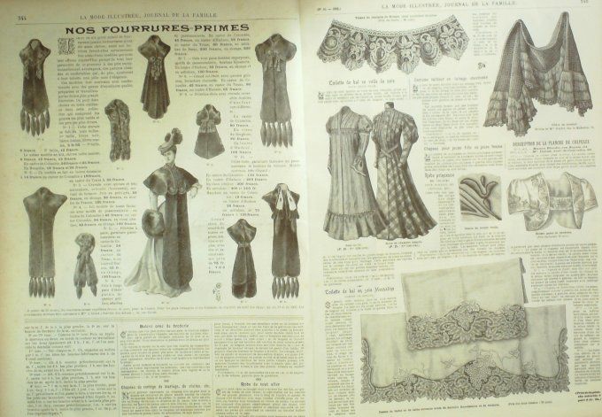 La Mode illustrée journal 1905 n° 45 Costume-Tailleur