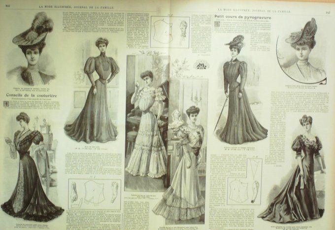 La Mode illustrée journal 1905 n° 45 Costume-Tailleur