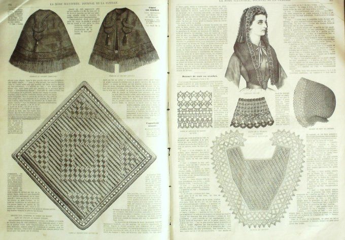 Journal Mode illustrée 1865 # 45 Veste sans manches