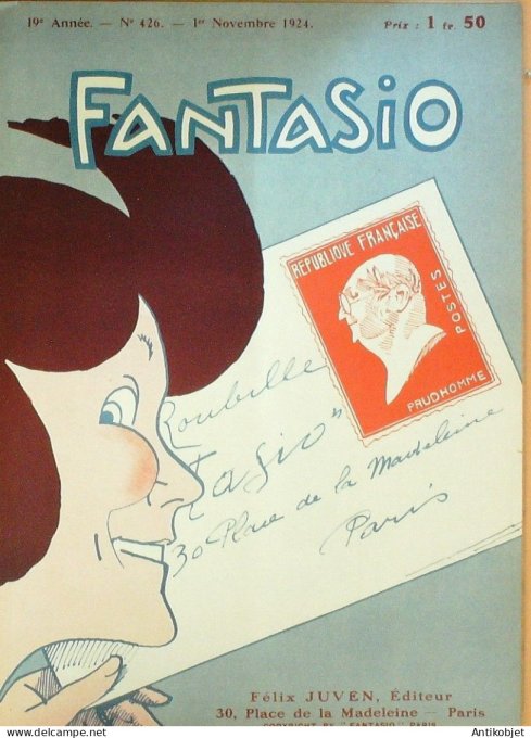 Fantasio 426 1924 Bloch Gerbault Bataille Bussy Mendousse