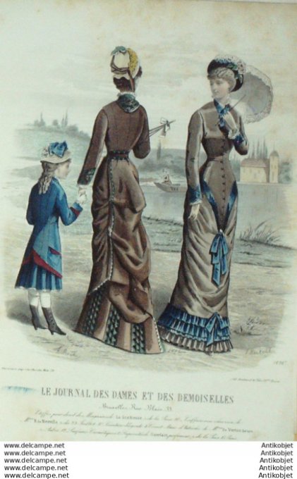 Journal des Dames Demoiselles 1880 # 1696 (Maison Scabieuse)