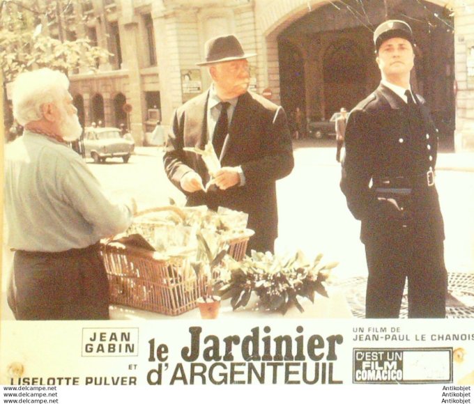Le jardinier d'Argenteuil Gabin Jean (photo de production) 1966