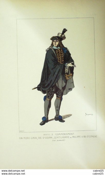 Don Pedro Giron Duc D'ossuna Philippe V Espagne