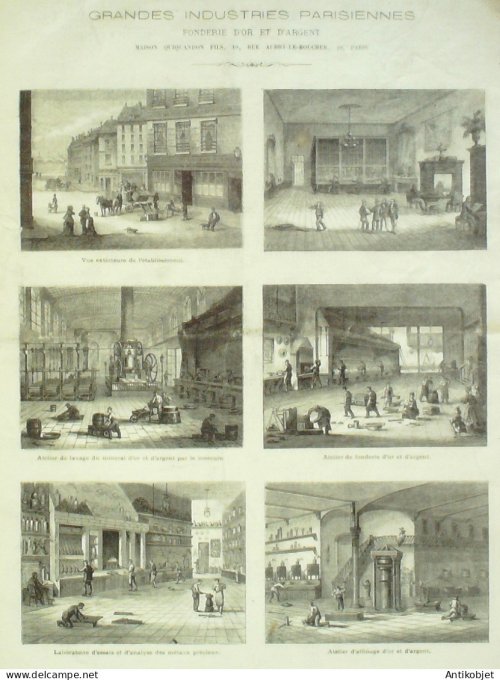 Le Monde illustré 1872 n°803 Trouville (14) Sedan (08) Irlande Belfast fonderies d'or