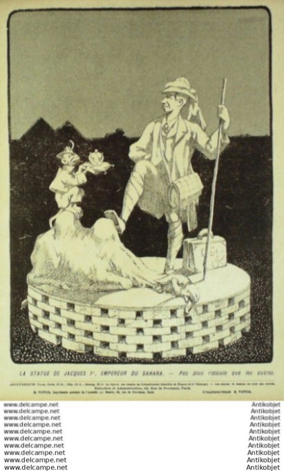 L'Assiette au beurre 1906 # 293 Leurs Statues Jozsa Kirchner