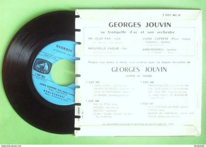 Jouvin Georges 45T EP Nouvelle vague 1960