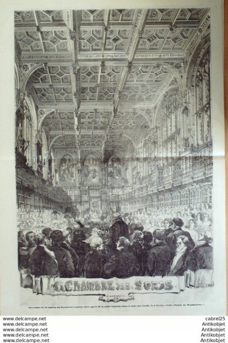 Le Monde illustré 1859 n° 96 Espagne Guarrazar Italie Turin Palais Durazzo Gênes Marseille (13)