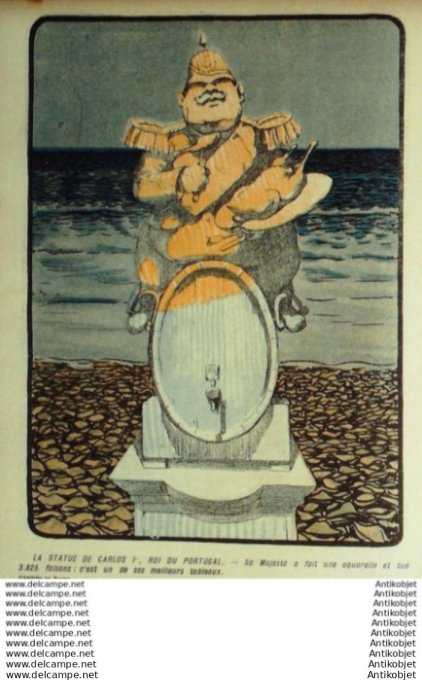 L'Assiette au beurre 1906 # 293 Leurs Statues Jozsa Kirchner