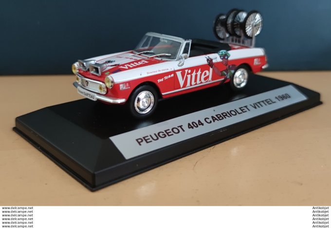 Peugeot 404 cabriolet Vittel Tour de France 1:43 1960