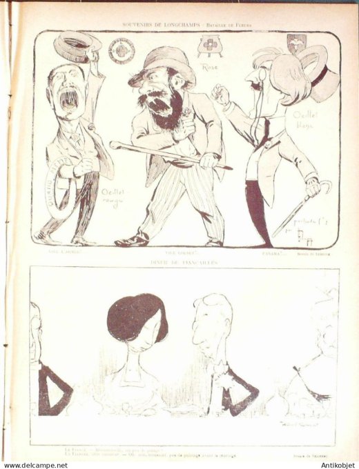 Le Rire 1899-06-24 # 242 Journal humoristique Ed.Originale Charles Dupuy