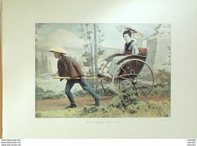 Japon INRIKISCHA voiture de promenade