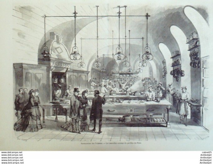 Le Monde illustré 1870 n°671 Neuilly (92) Skating Club Marseille (13) Eboulement De Maisons