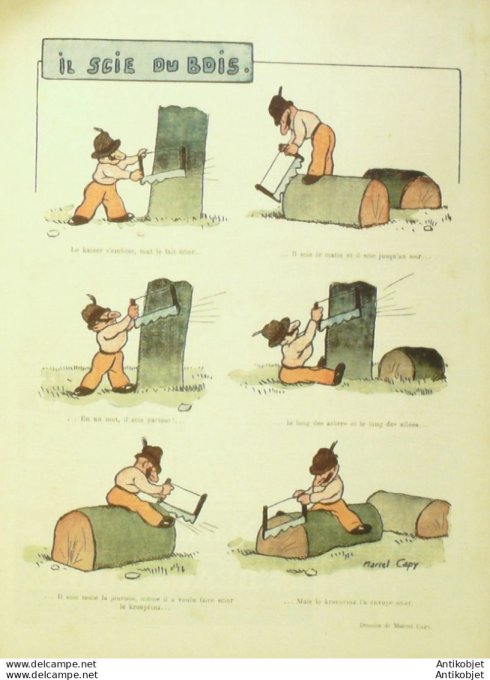 Le Rire 1920-04-24 #  64 Journal humoristique Ed.Originale Bibe Anglo-Saxonne