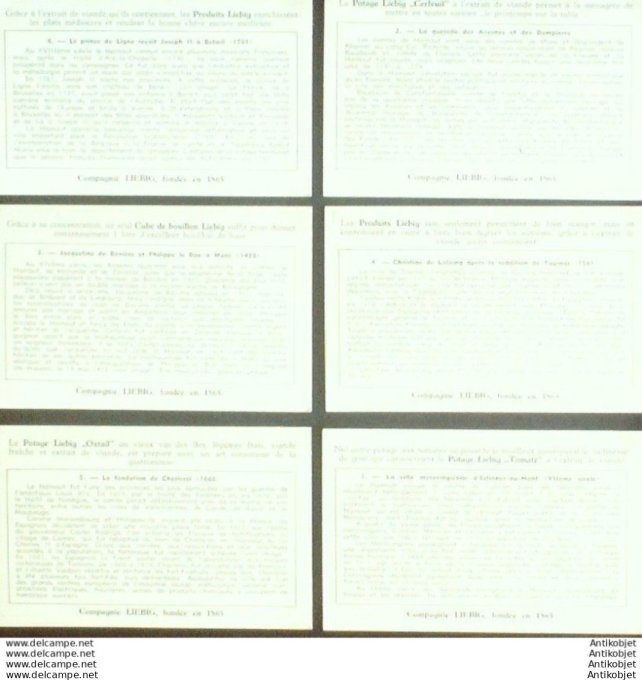 Chromo Liebig Sang 1524 Belgique je Hainaut son histoire (1951)